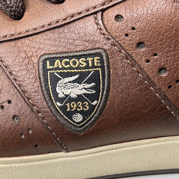 Men's Lacoste Tourelle CG SPM brown sneakers - Picture 4 of 7